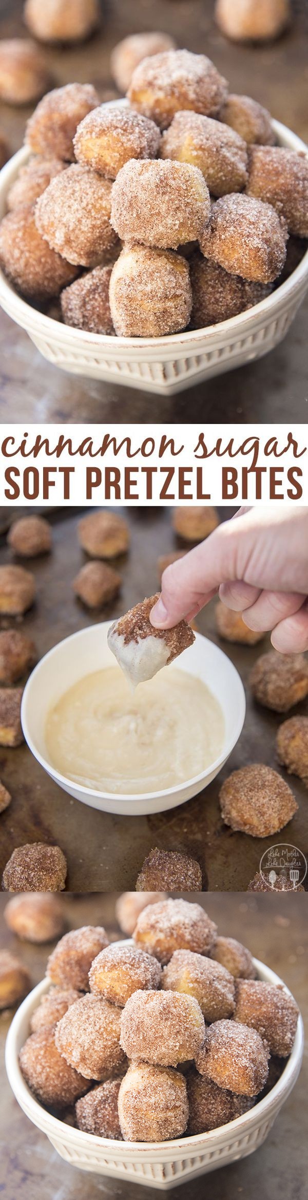 Cinnamon Sugar Soft Pretzel Bites