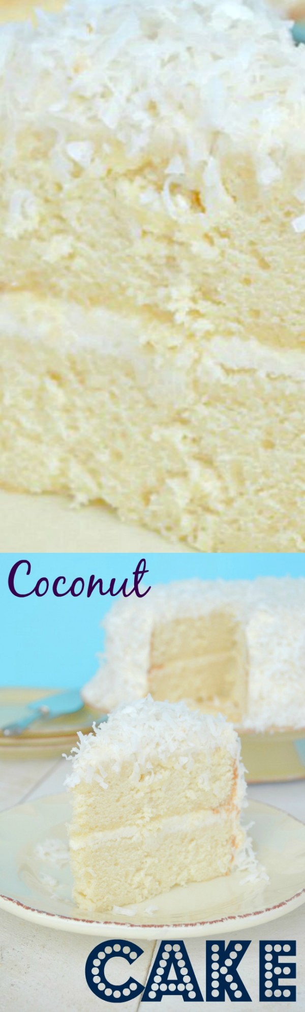 Coconut Cake with Coconut Cream Cheese Frosting