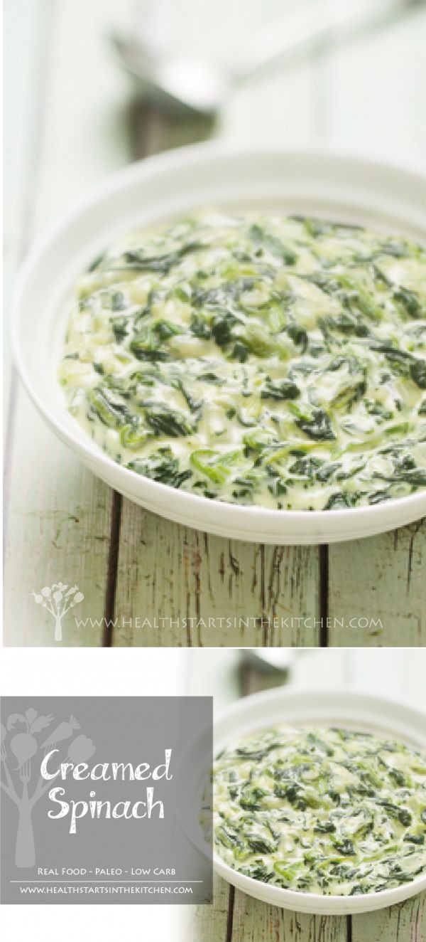 Coconut Milk Creamed Spinach