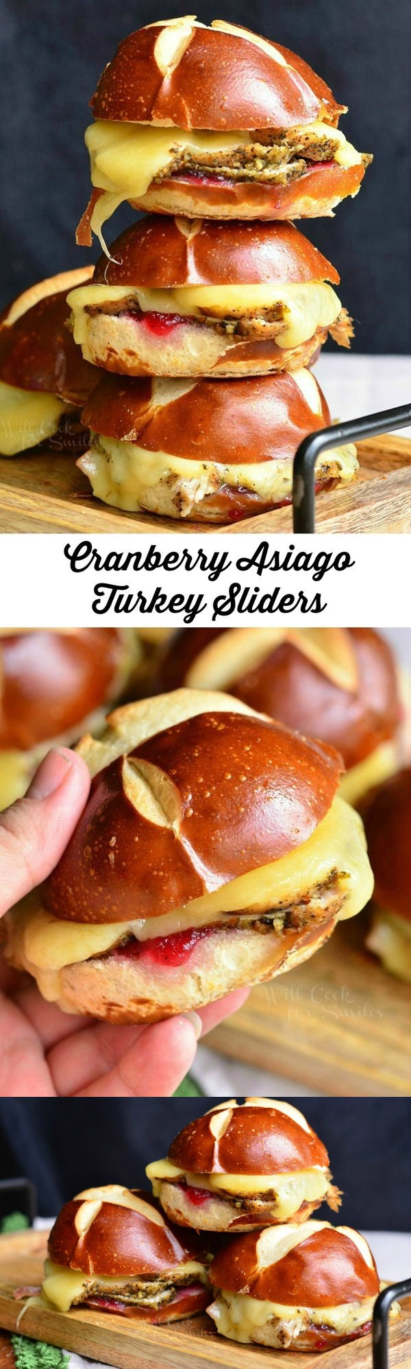 Cranberry Asiago Turkey Sliders