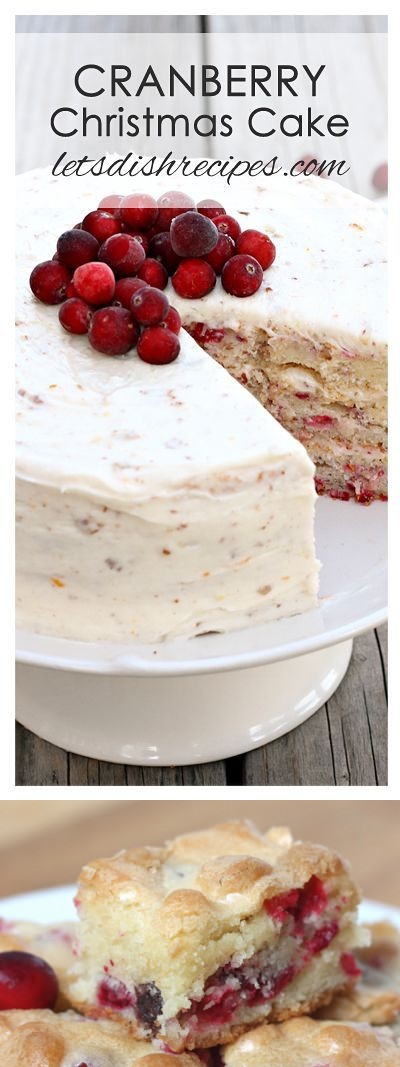 Cranberry Christmas Cake