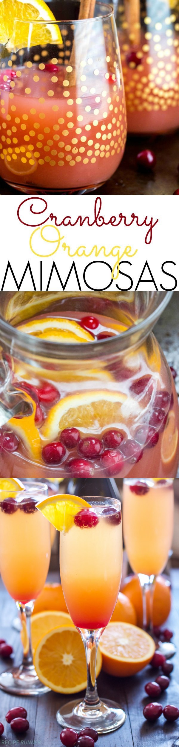 Cranberry Orange Mimosas