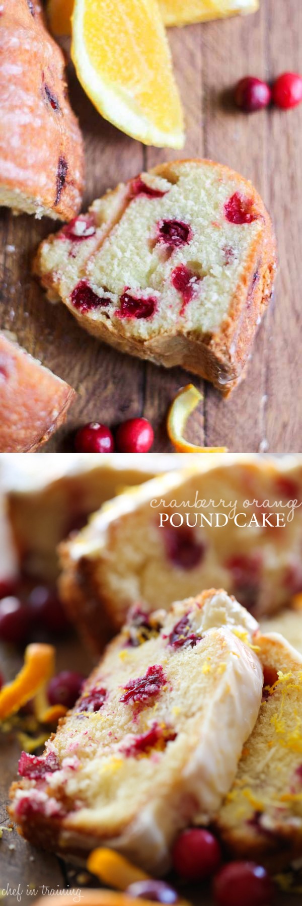 Cranberry Orange Pound Cake