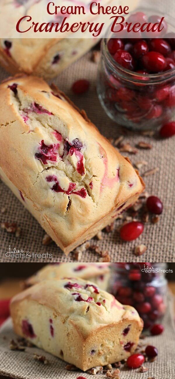 Cream Cheese Cranberry Bread