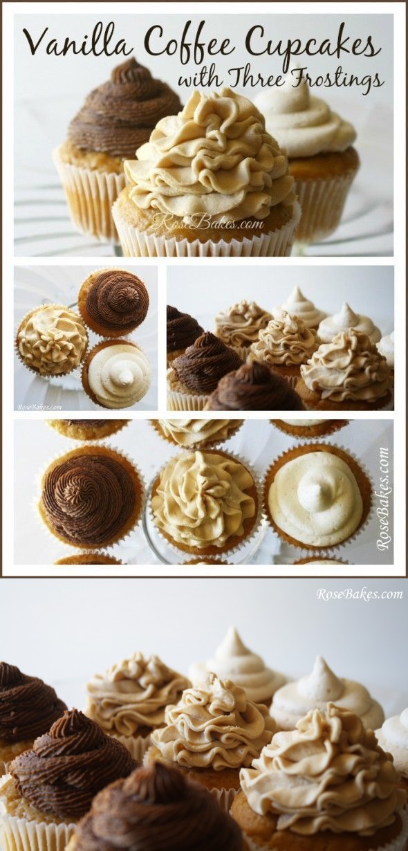 Creamy Brown Sugar Buttercream Frosting (or three frostings..actually