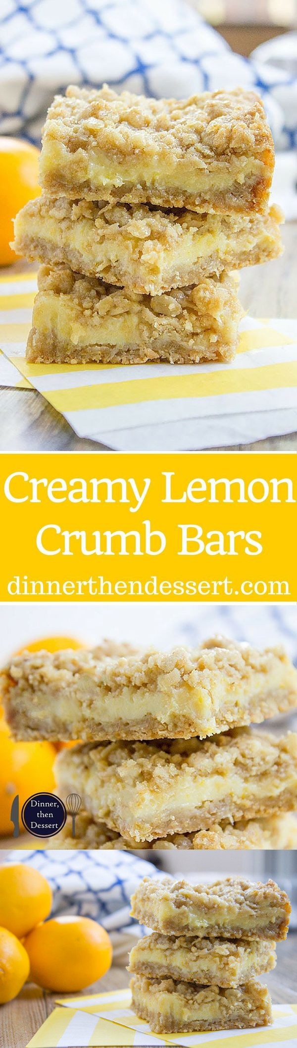 Creamy Lemon Crumb Bars