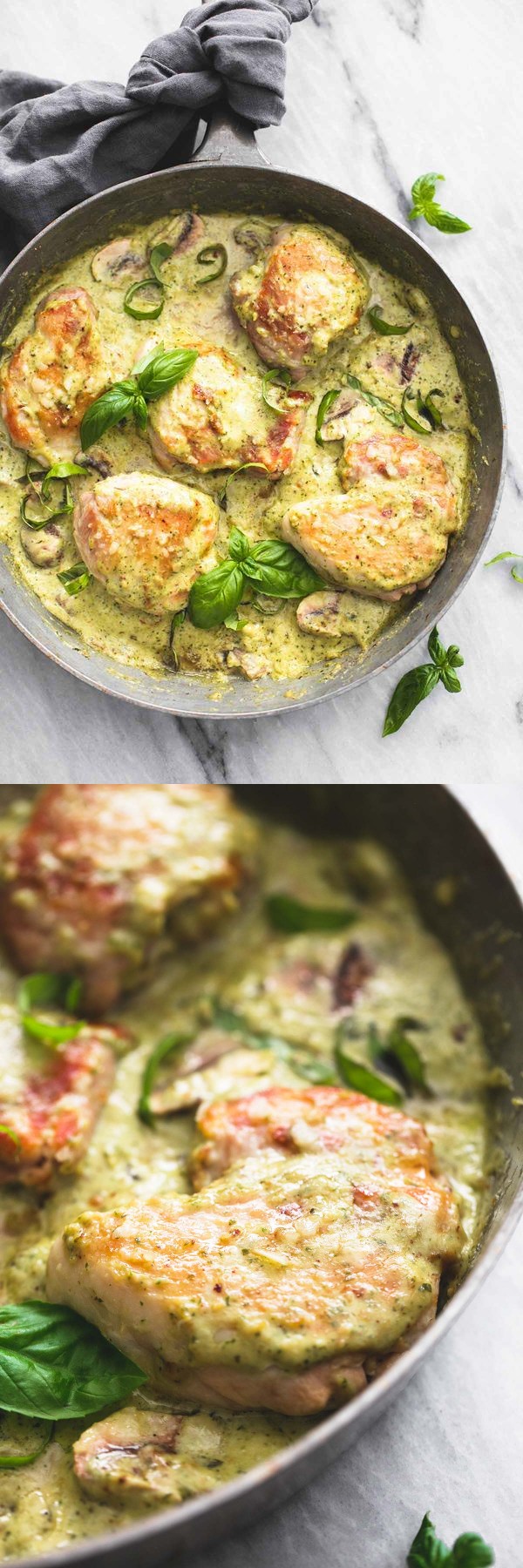 Creamy Pesto Parmesan Chicken