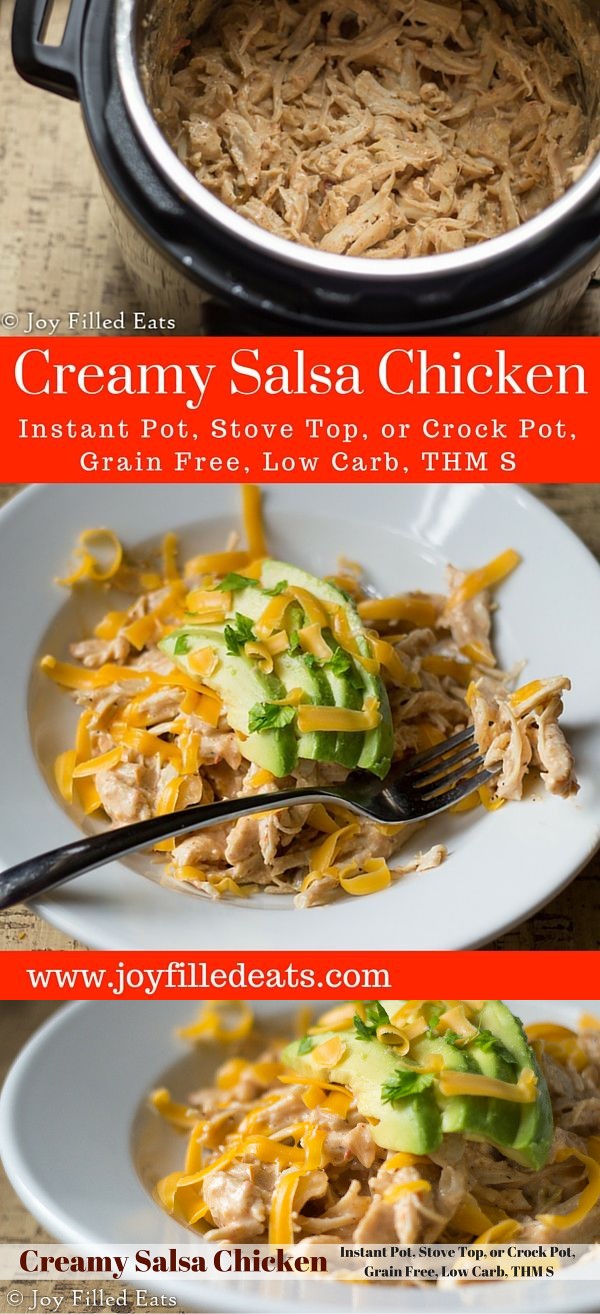 Creamy Salsa Chicken – Low Carb, THM S