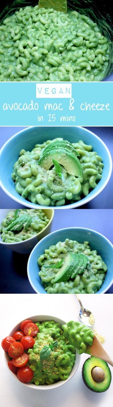 Creamy Vegan Avocado Mac and Cheese