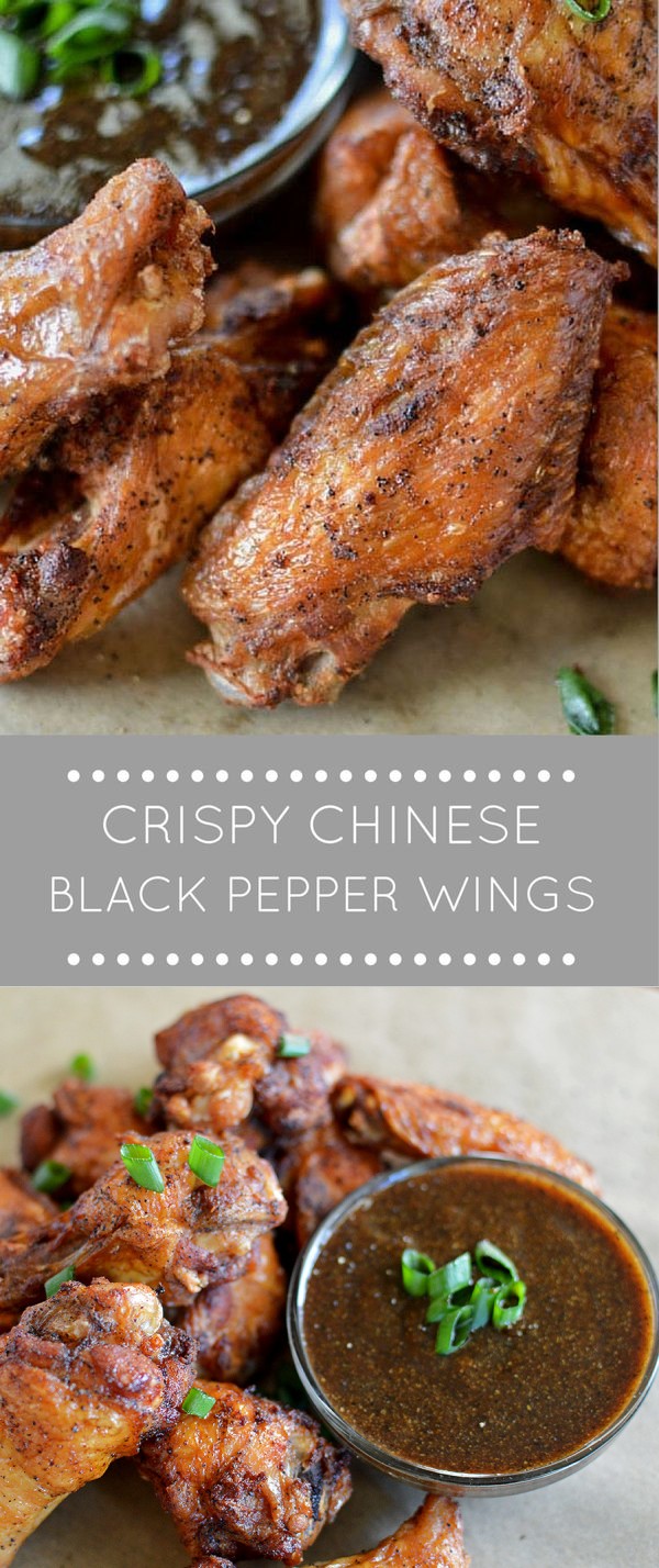 Crispy Chinese Black Pepper Chicken Wings