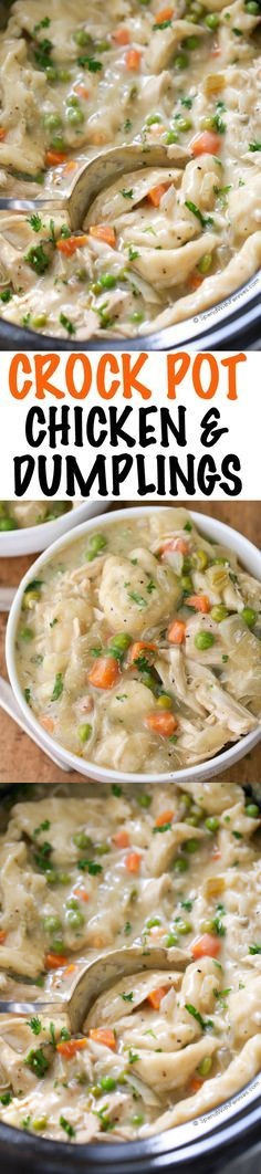 Crock pot Chicken and Dumplings