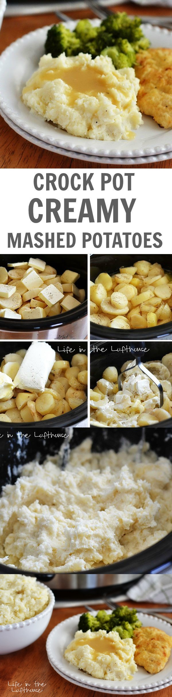 Crock Pot Creamy Mashed Potatoes
