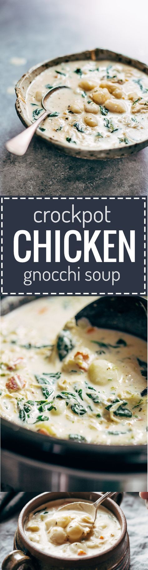 Crockpot Chicken Gnocchi Soup