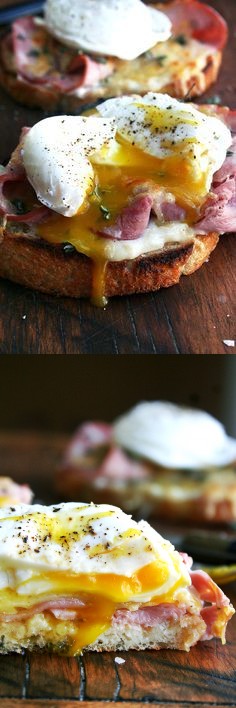 Croque Monsieur with Poached Eggs (Croque Madame