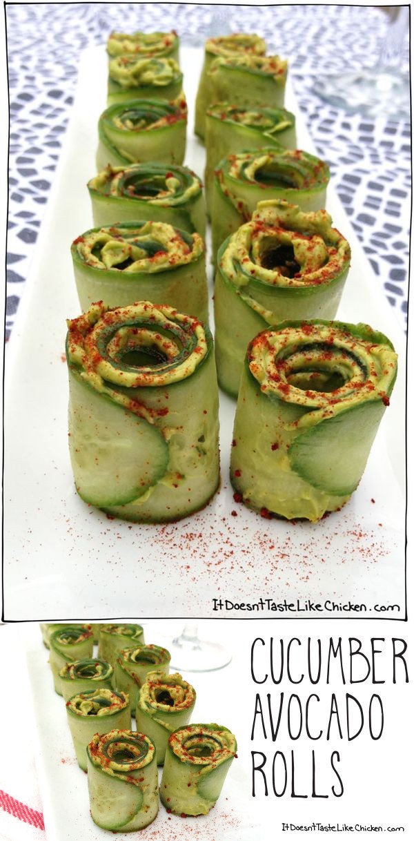 Cucumber Avocado Rolls