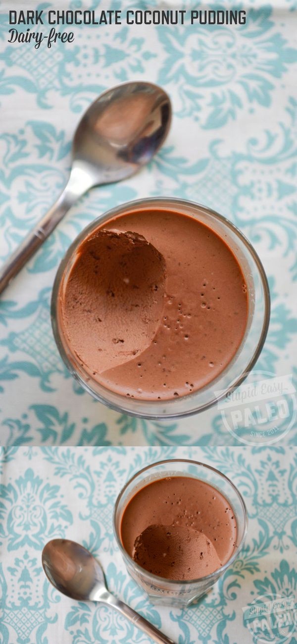 Dark Chocolate Coconut Pudding Recipe (Dairy-Free