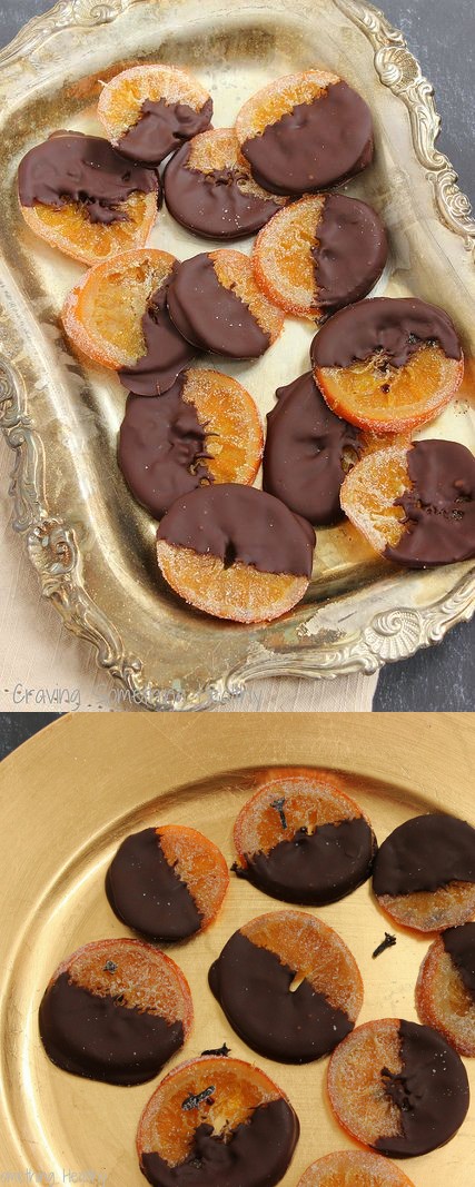 Dark Chocolate Covered Spiced Orange Slices