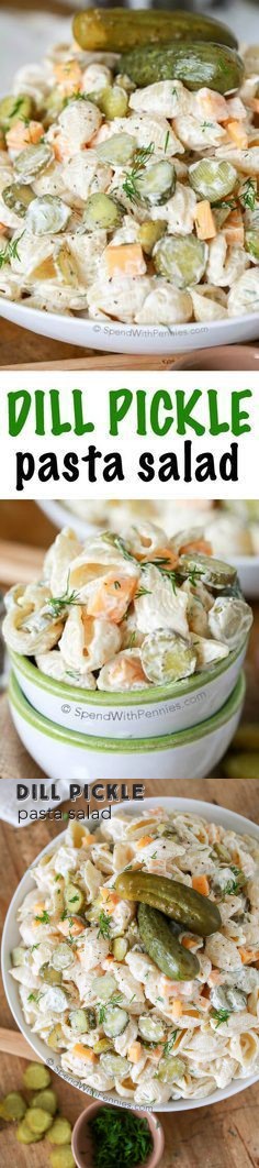 Dill Pickle Lovers Pasta Salad