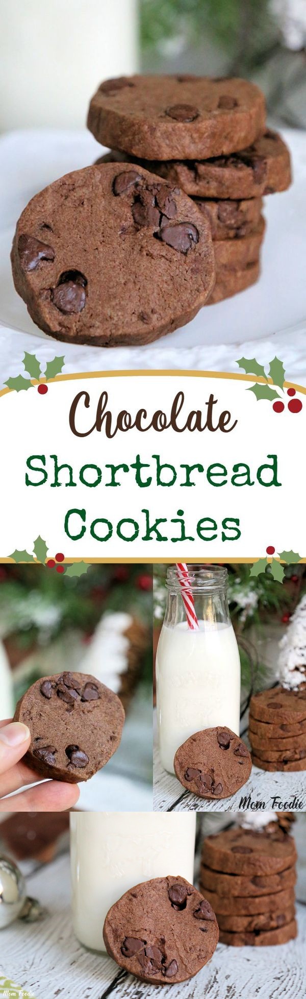 Double Chocolate Shortbread Cookies