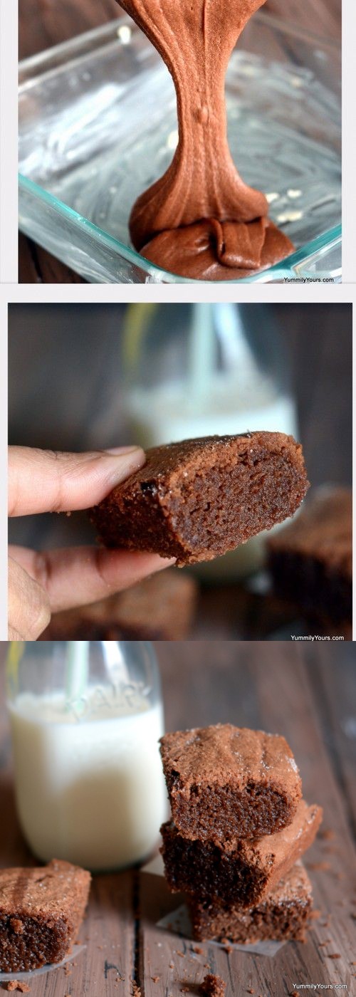 Drunken brownies – choco-ey & boozy