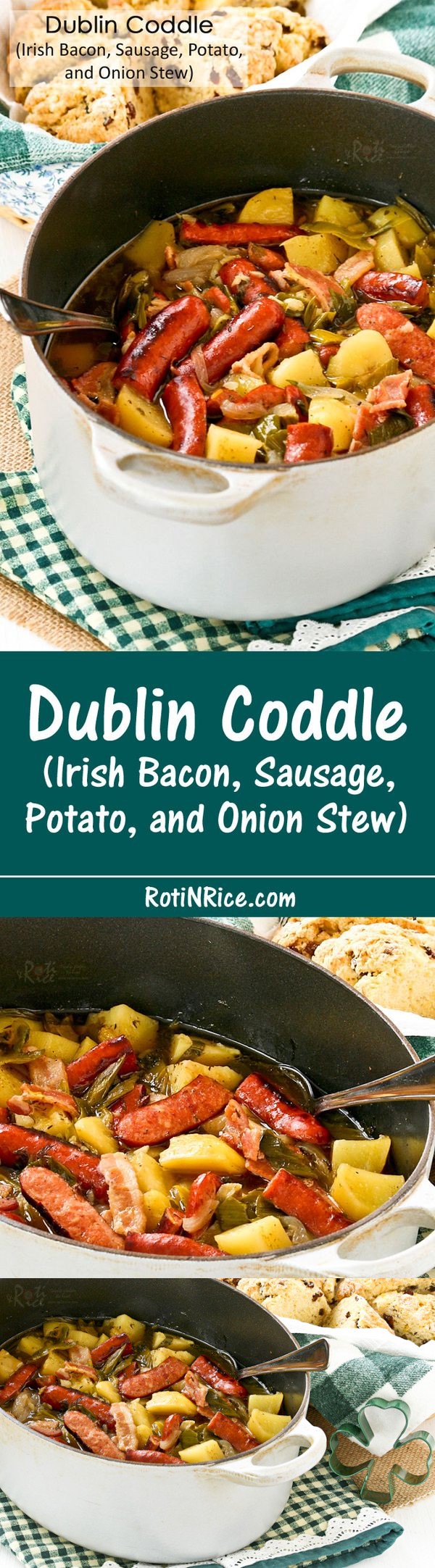 Dublin Coddle (Irish Bacon, Sausage, Potato, and Onion Stew