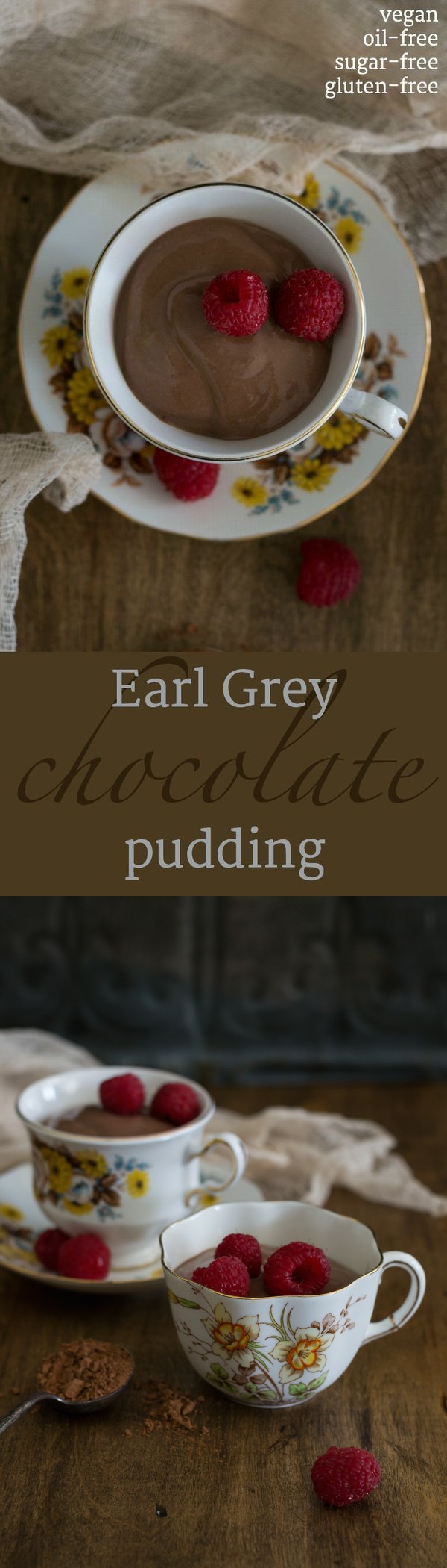 Earl Grey Chocolate Pudding