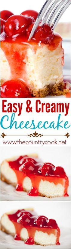 Easy and Creamy Cheesecake