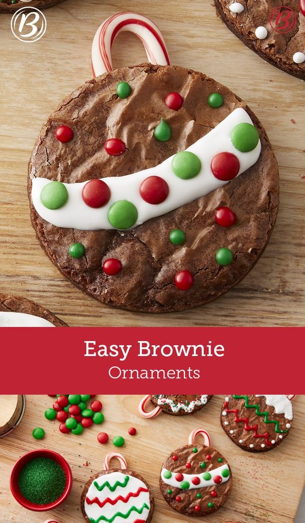 Easy Brownie Ornaments