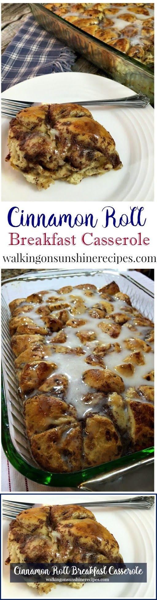 Easy Cinnamon Roll Breakfast Casserole