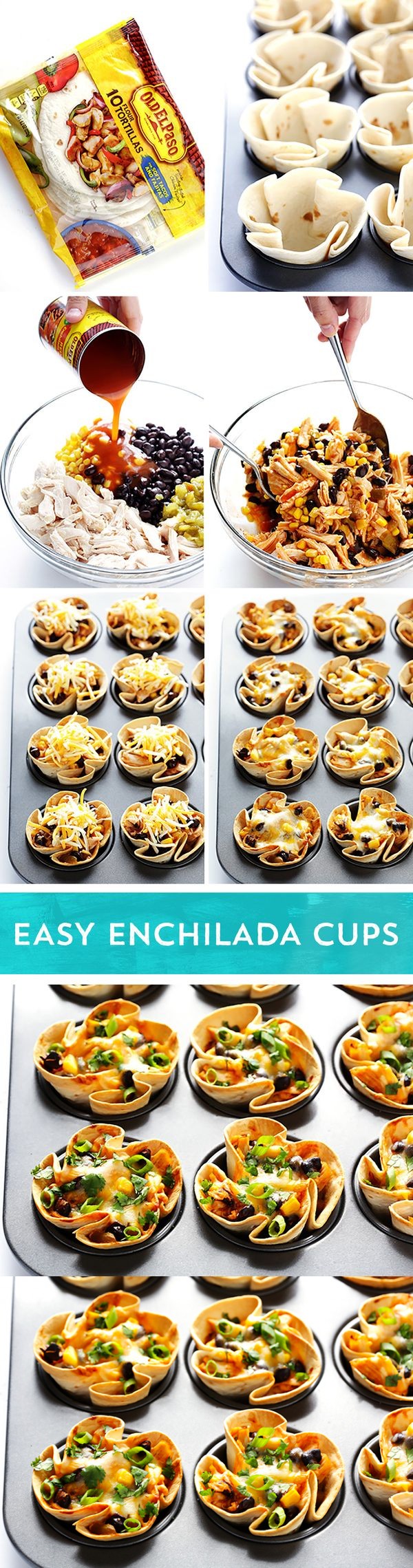 Easy Enchilada Cups