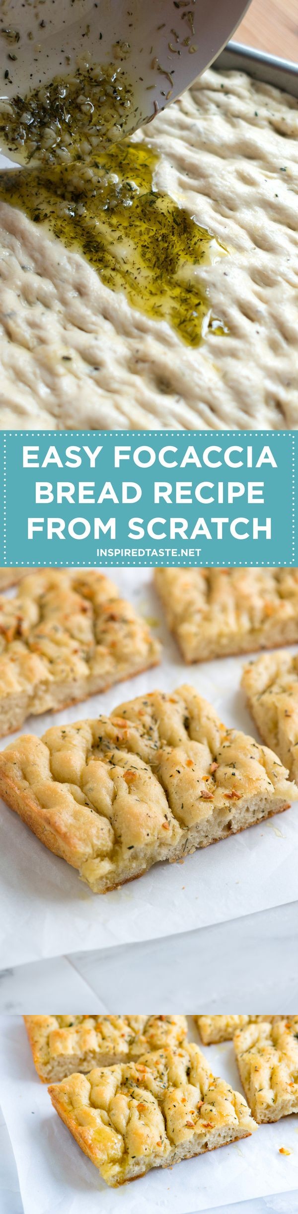 Easy Focaccia Bread Recipe with Garlic and Herbs