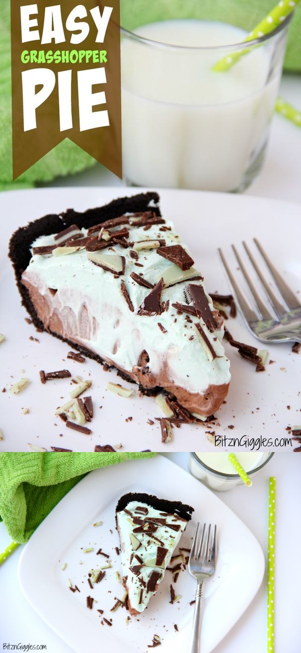 Easy Grasshopper Pie