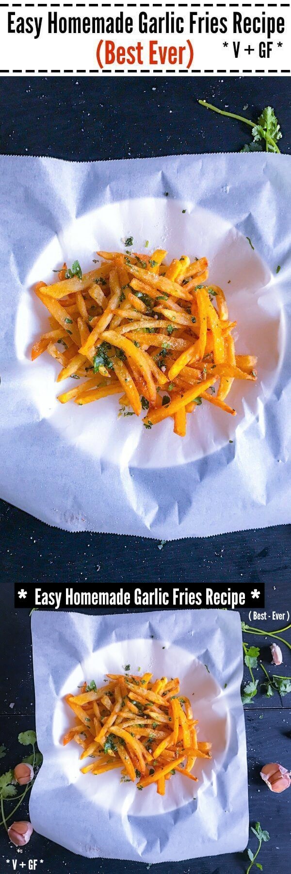 Easy Homemade Garlic Fries Recipe (Best Ever