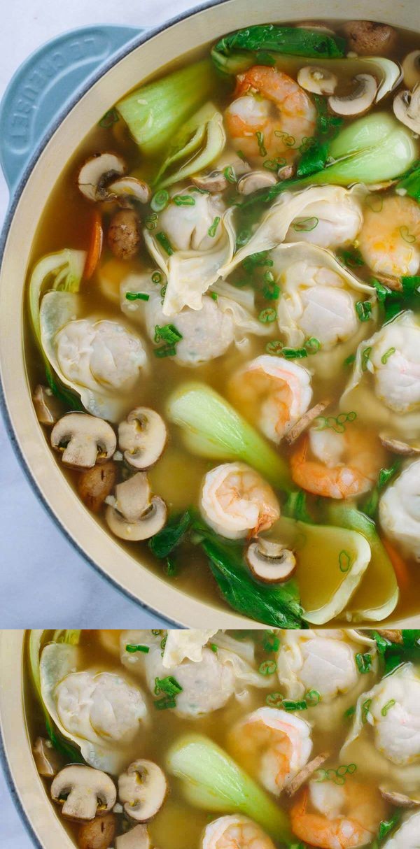 Easy Homemade Wonton Soup