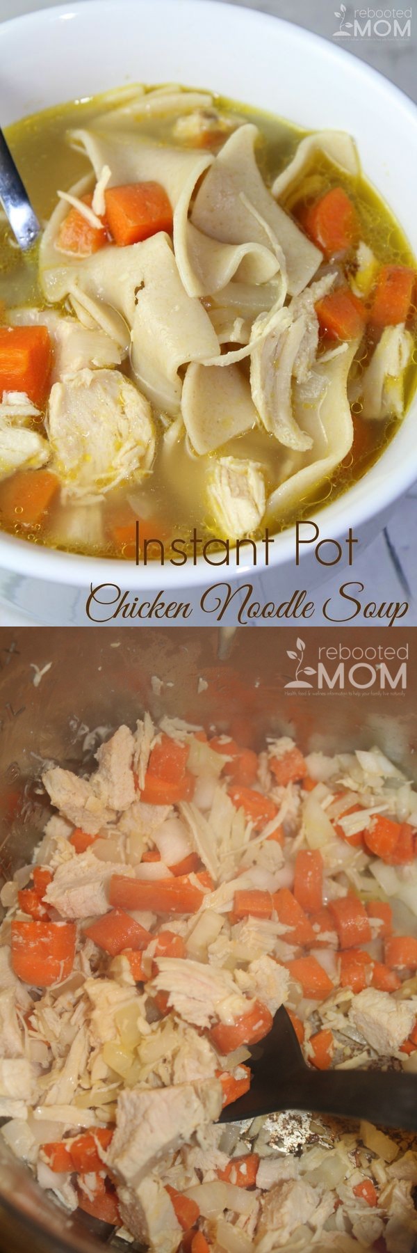 Easy Instant Pot Chicken Noodle Soup