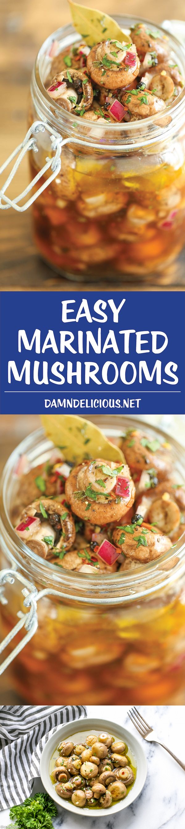 Easy Marinated Mushrooms