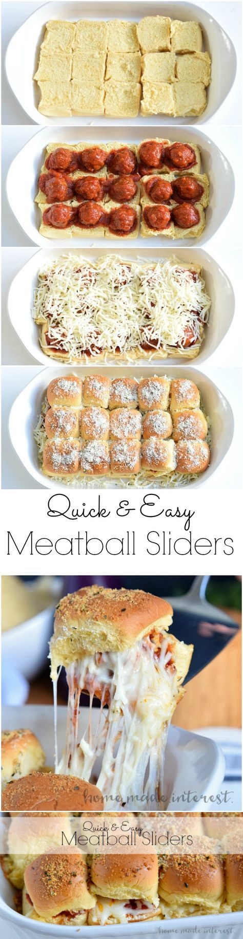 Easy Meatball Sliders