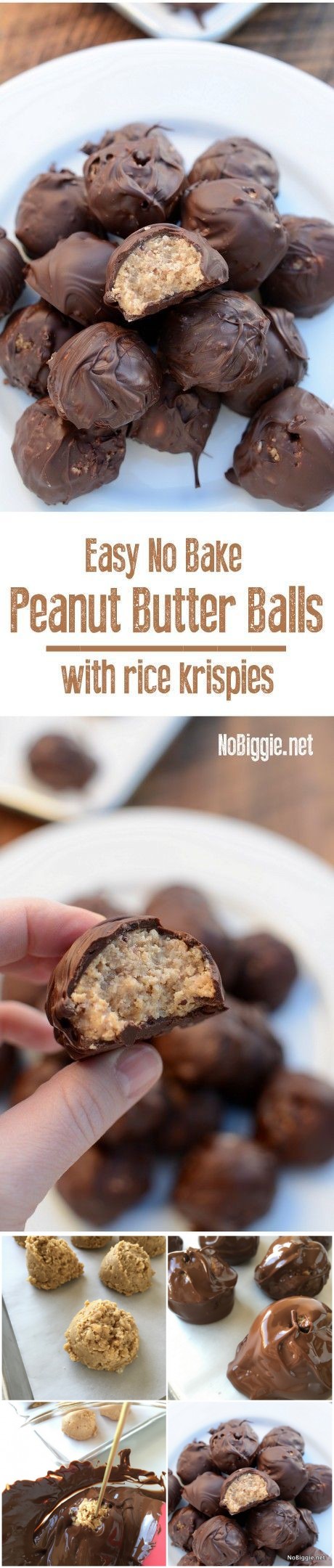 Easy No Bake Peanut Butter Balls