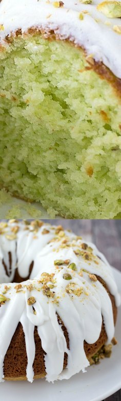 Easy Pistachio Bundt Cake