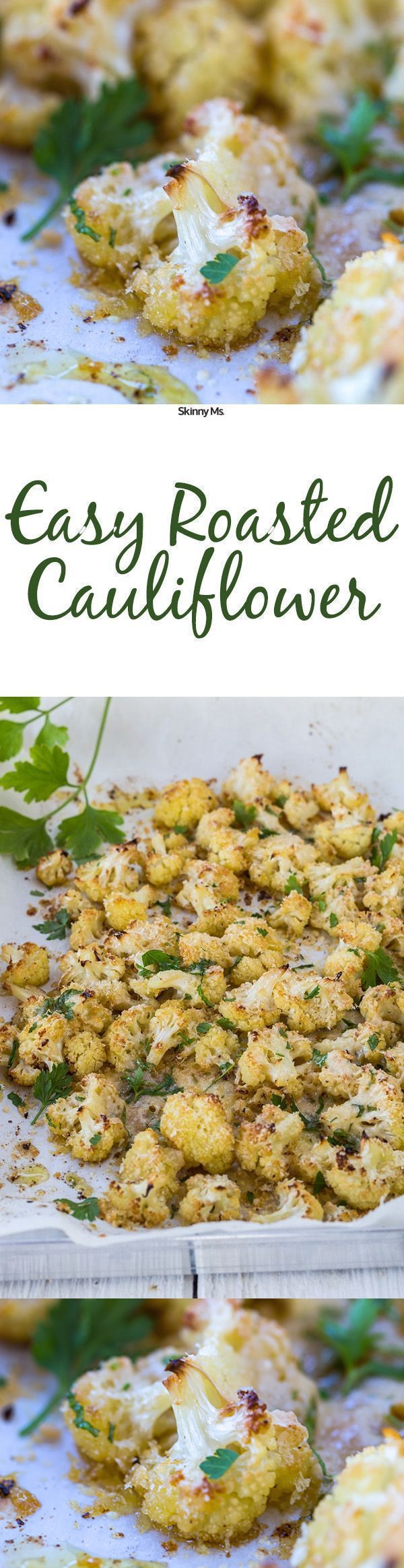 Easy Roasted Cauliflower