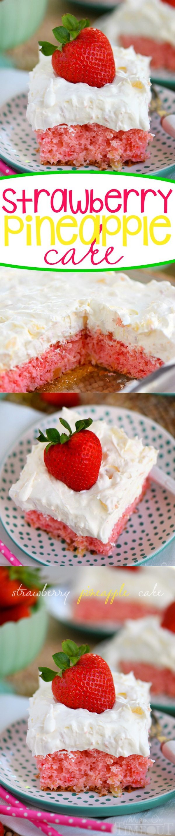 Easy Strawberry Pineapple Cake