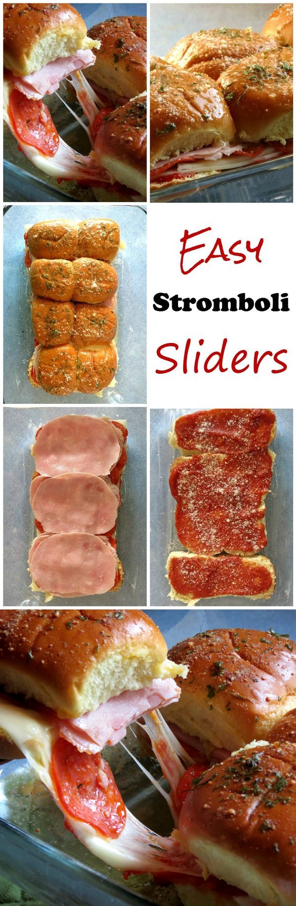 Easy Stromboli Sliders
