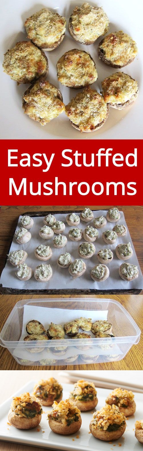 Easy Stuffed Mushrooms