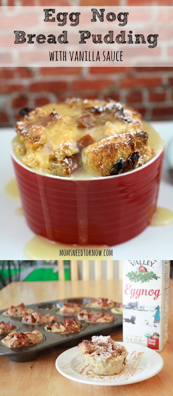 Eggnog Bread Pudding