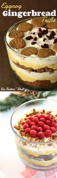 Eggnog Gingerbread Trifle