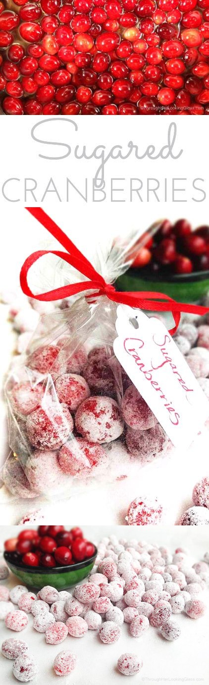 Festive Sugared Cranberries