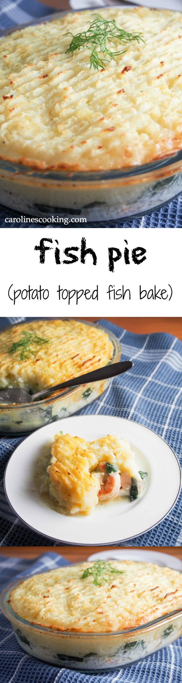 Fish pie (potato-topped fish bake