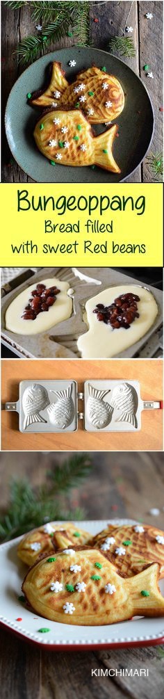 Fish-shaped bread(Bungeoppang with sweet red bean filling