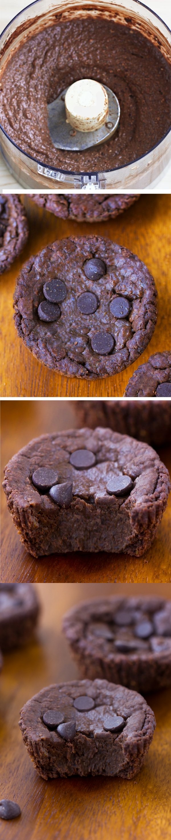 Flourless Chocolate Blender Muffins