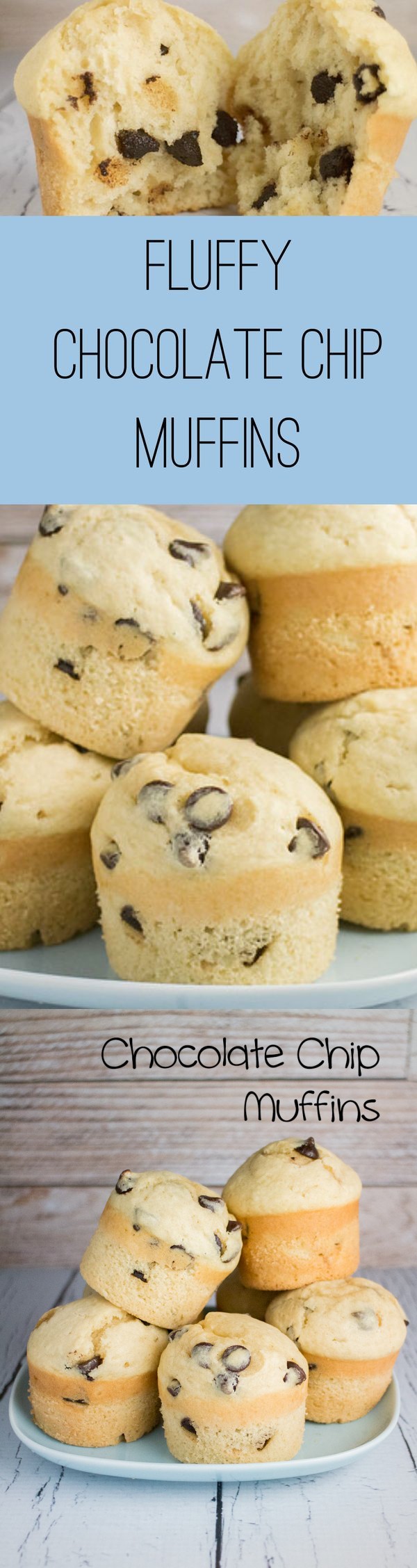 Fluffy Chocolate Chip Muffins